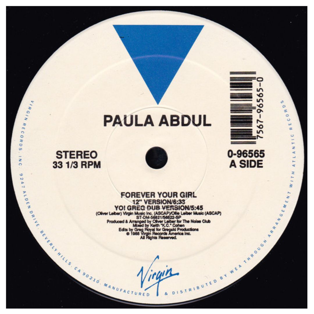 PAULA ABDUL - FOREVER YOUR GIRL | 12" MAXI SINGLE VINILO