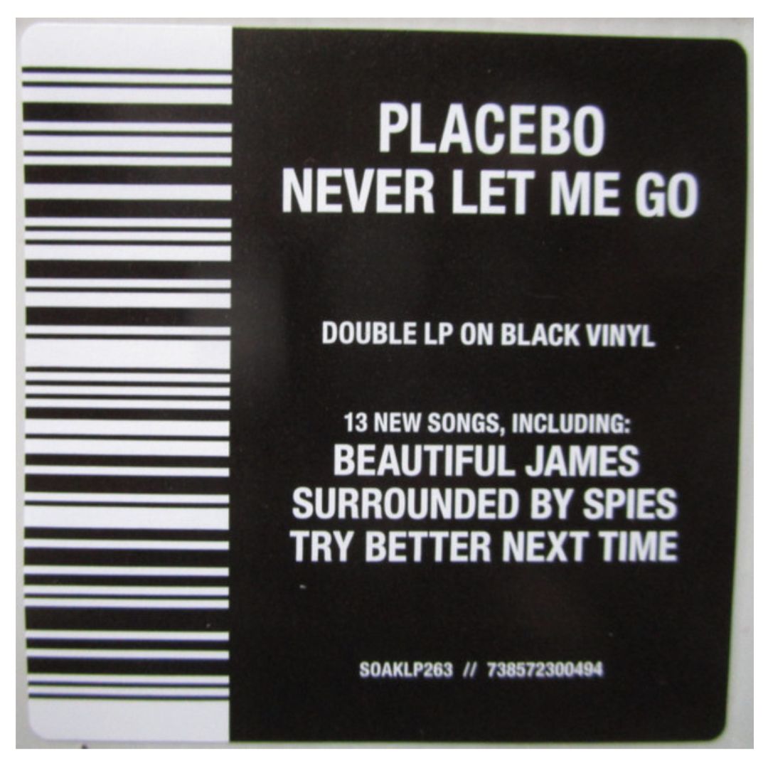 PLACEBO - NEVER LET ME GO (2LP) | VINILO