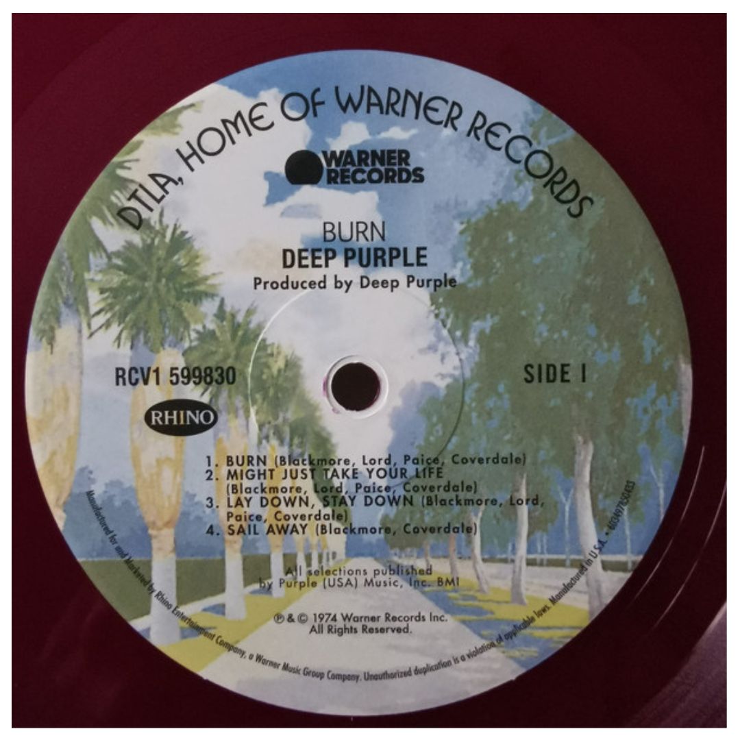 DEEP PURPLE - BURN (PURPLE VINYL) | VINILO