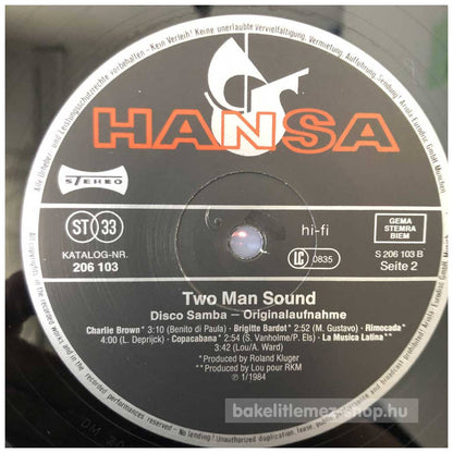 TWO MAN SOUND - DISCO SAMBA | VINILO USADO