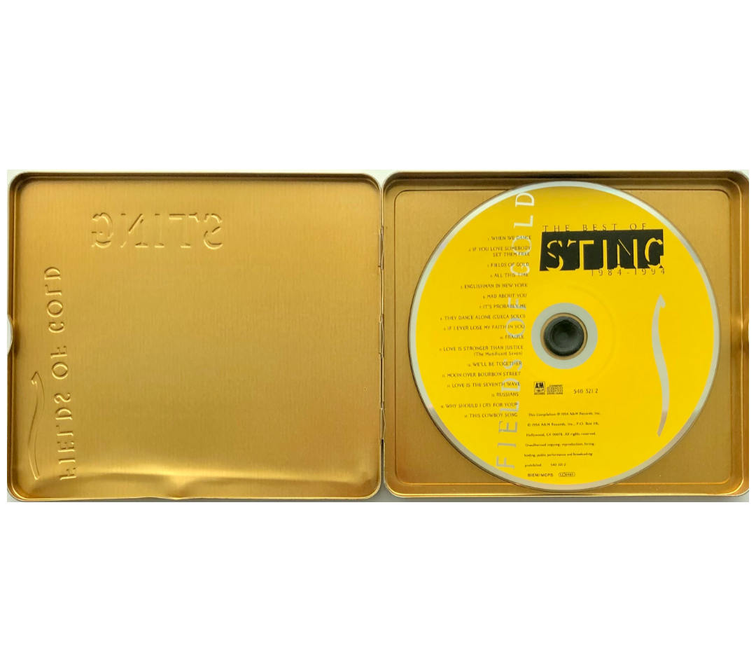 STING - FIELDS OF GOLD: THE BEST OF 1984-1994 (METAL BOX) | CD USADO