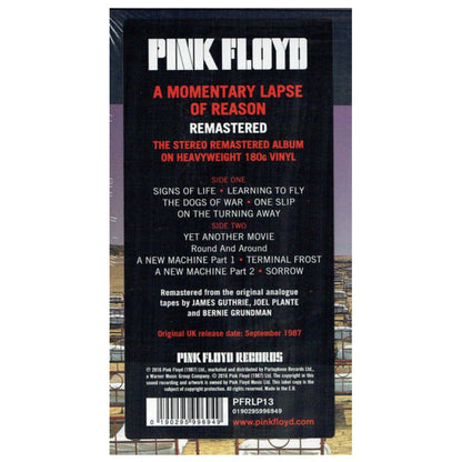 PINK FLOYD - A MOMENTARY LAPSE OF REASON | VINILO