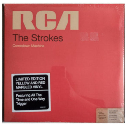 STROKES - COMEDOWN MACHINE (YELLOW & RED MARBLED VINYL) | VINILO