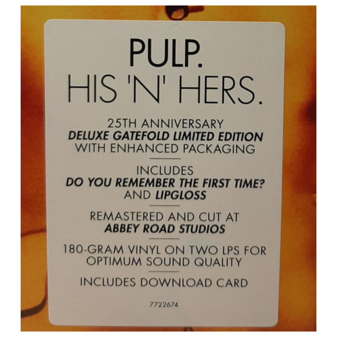 PULP - HIS 'N' HERS (2LP) | VINILO