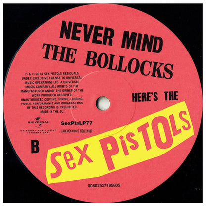 SEX PISTOLS - NEVER MIND THE BOLLOCKS HERE'S THE | VINILO