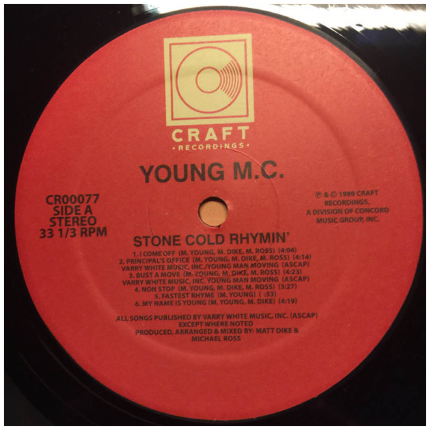 YOUNG MC - STONE COLD RHYMIN' | VINILO