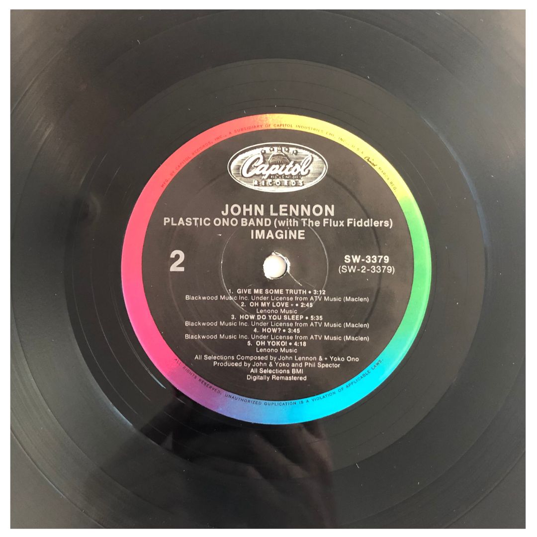 JOHN LENNON - IMAGINE (SIN CARATULA) | VINILO USADO