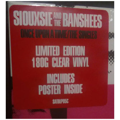 SIOUXSIE & THE BANSHEES - ONCE UPON A TIME: THE SINGLES  (CLEAR VINYL) | VINILO