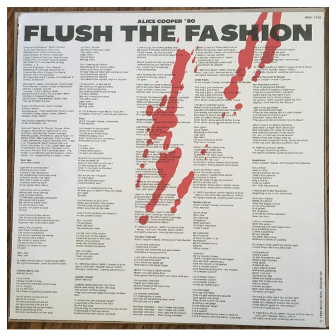 ALICE COOPER - FLUSH THE FASHION (GREEN VINYL) | VINILO