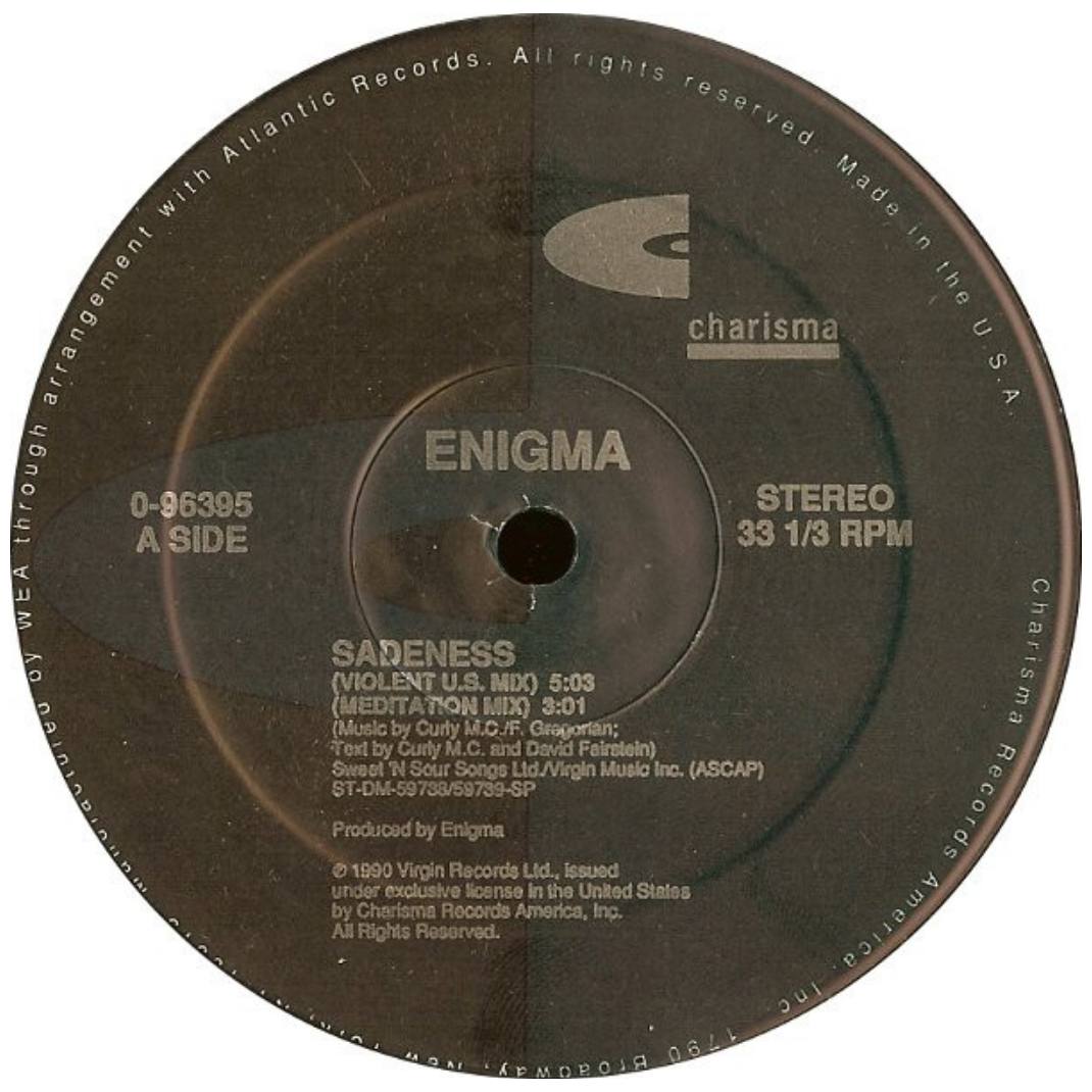 ENIGMA - SADENESS PART 1 | 12" MAXI SINGLE VINILO