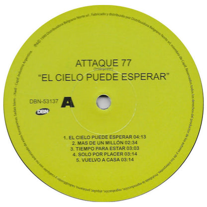 ATTAQUE 77 - EL CIELO PUEDE ESPERAR | VINILO