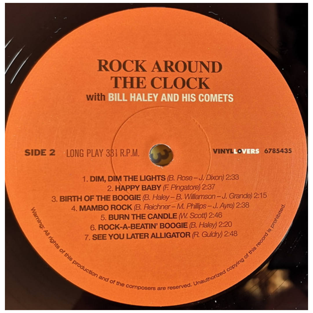 BILL HALEY - ROCK AROUND THE CLOCK | VINILO