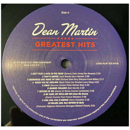 DEAN MARTIN - GREATEST HITS | VINILO