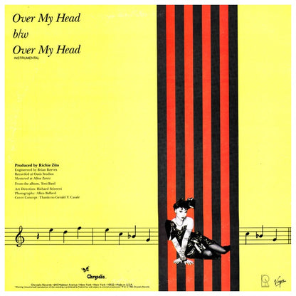 TONI BASIL - OVER MY HEAD | 12" MAXI SINGLE USADO