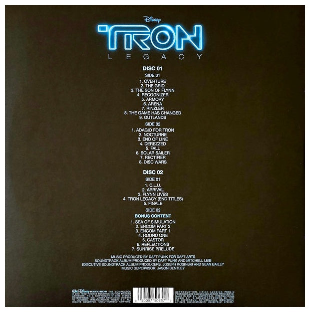 TRON LEGACY (DAFT PUNK) - O.S.T. (2LP) | VINILO