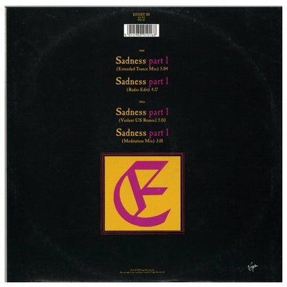 ENIGMA - SADNESS Part 1 | 12" MAXI SINGLE USADO