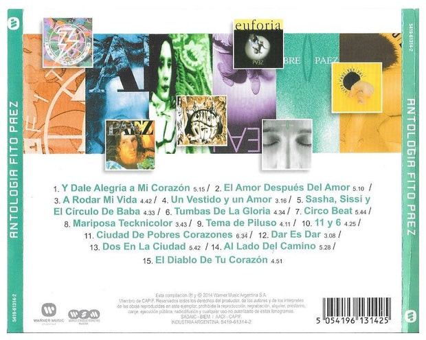 FITO PAEZ - ANTOLOGIA | CD