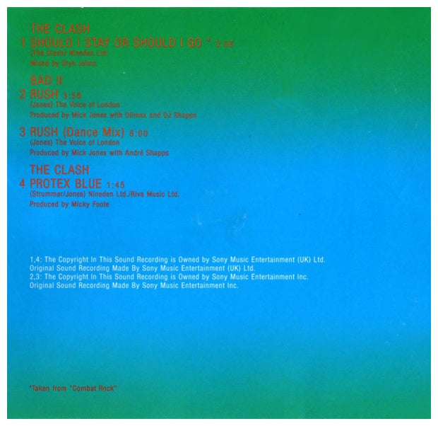 THE CLASH - SHOULD I STAY OR SHOULD I GO | CD SINGLE USADO