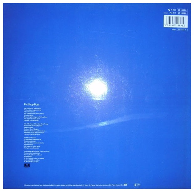 PET SHOP BOYS - IT'S A SIN | 12" MAXI SINGLE USADO