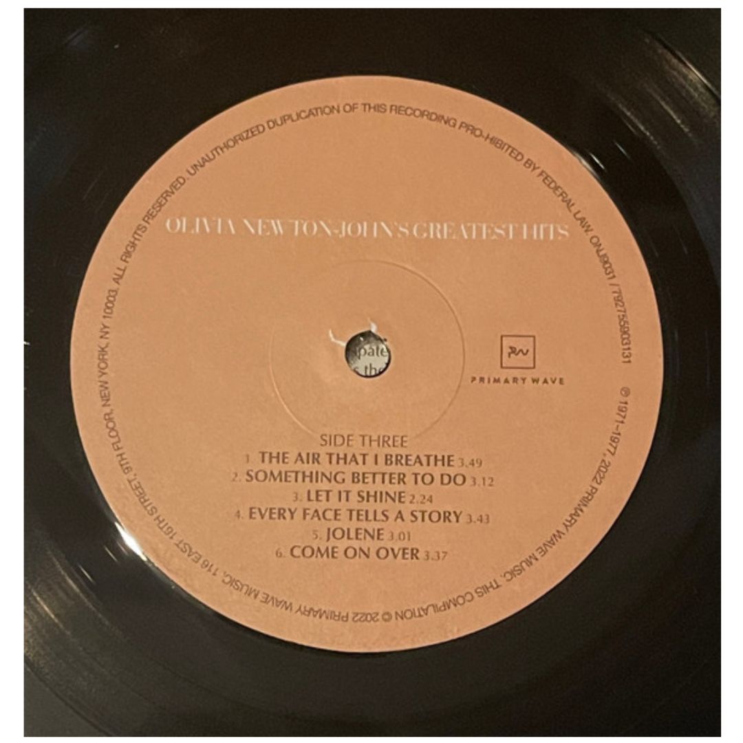 OLIVIA NEWTON JOHN - GREATEST HITS (2LP) | VINILO ABIERTO