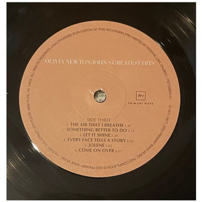 OLIVIA NEWTON JOHN - GREATEST HITS (2LP) | VINILO ABIERTO