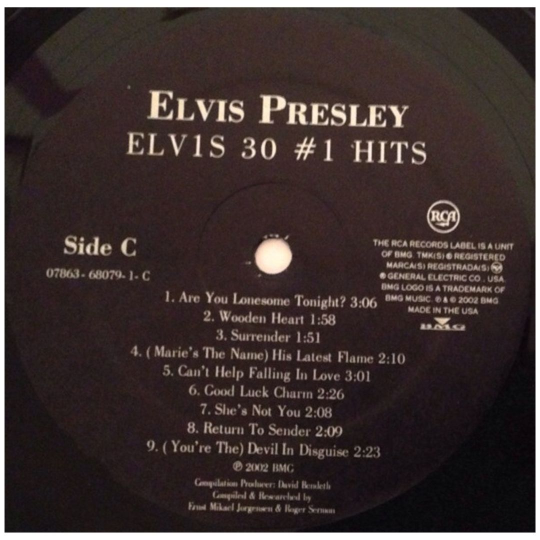 ELVIS PRESLEY - ELVIS 30 #1 HITS (2LP) | VINILO ABIERTO