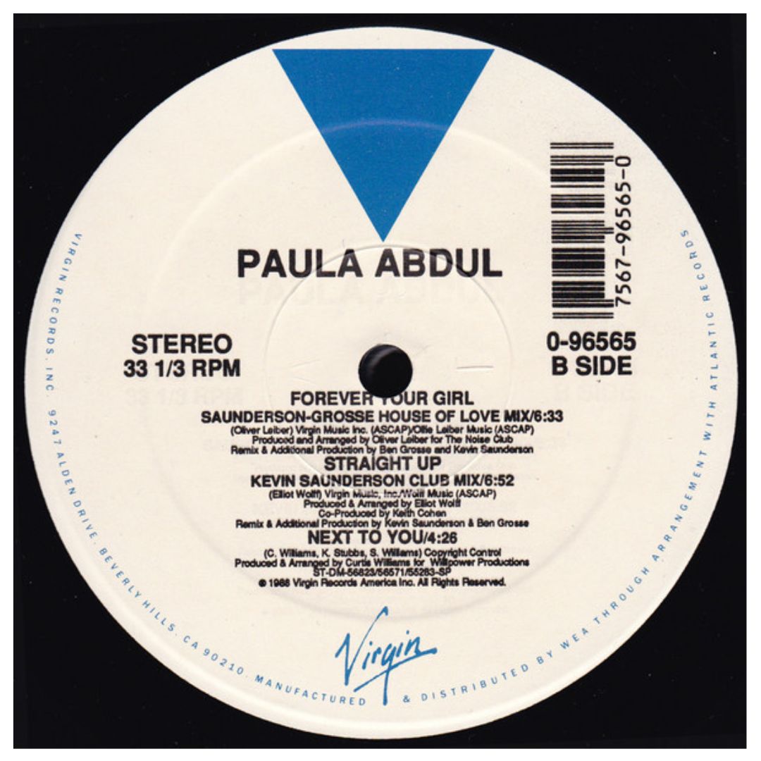 PAULA ABDUL - FOREVER YOUR GIRL | 12" MAXI SINGLE VINILO