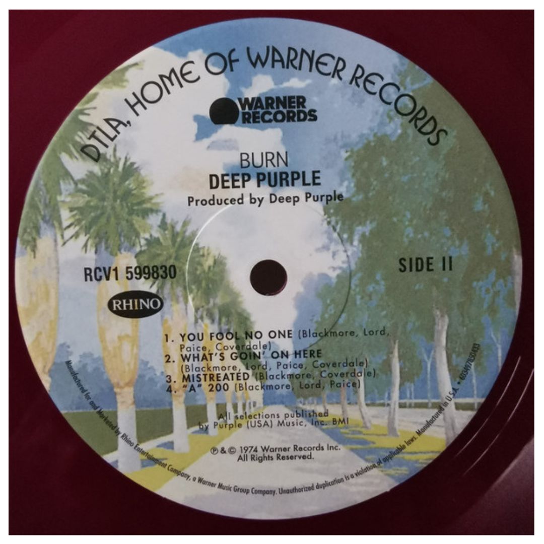 DEEP PURPLE - BURN (PURPLE VINYL) | VINILO