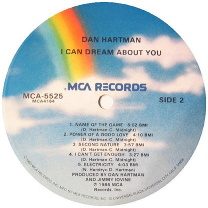 DAN HARTMAN - I CAN DREAM ABOUT YOU | VINILO