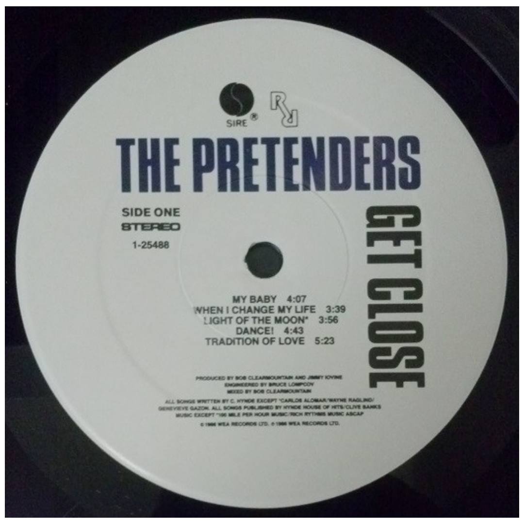 PRETENDERS - GET CLOSE | VINILO