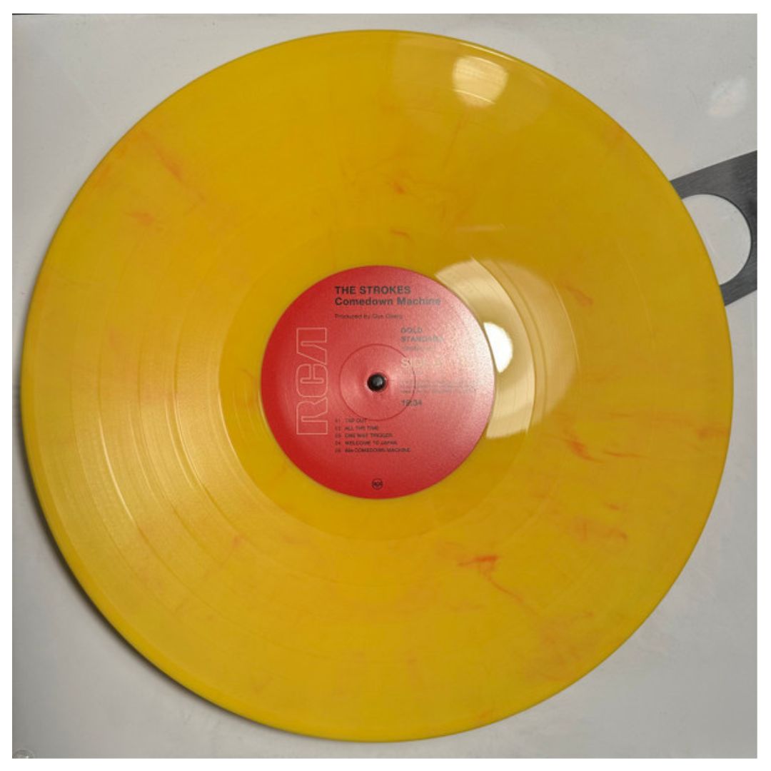 STROKES - COMEDOWN MACHINE (YELLOW & RED MARBLED VINYL) | VINILO