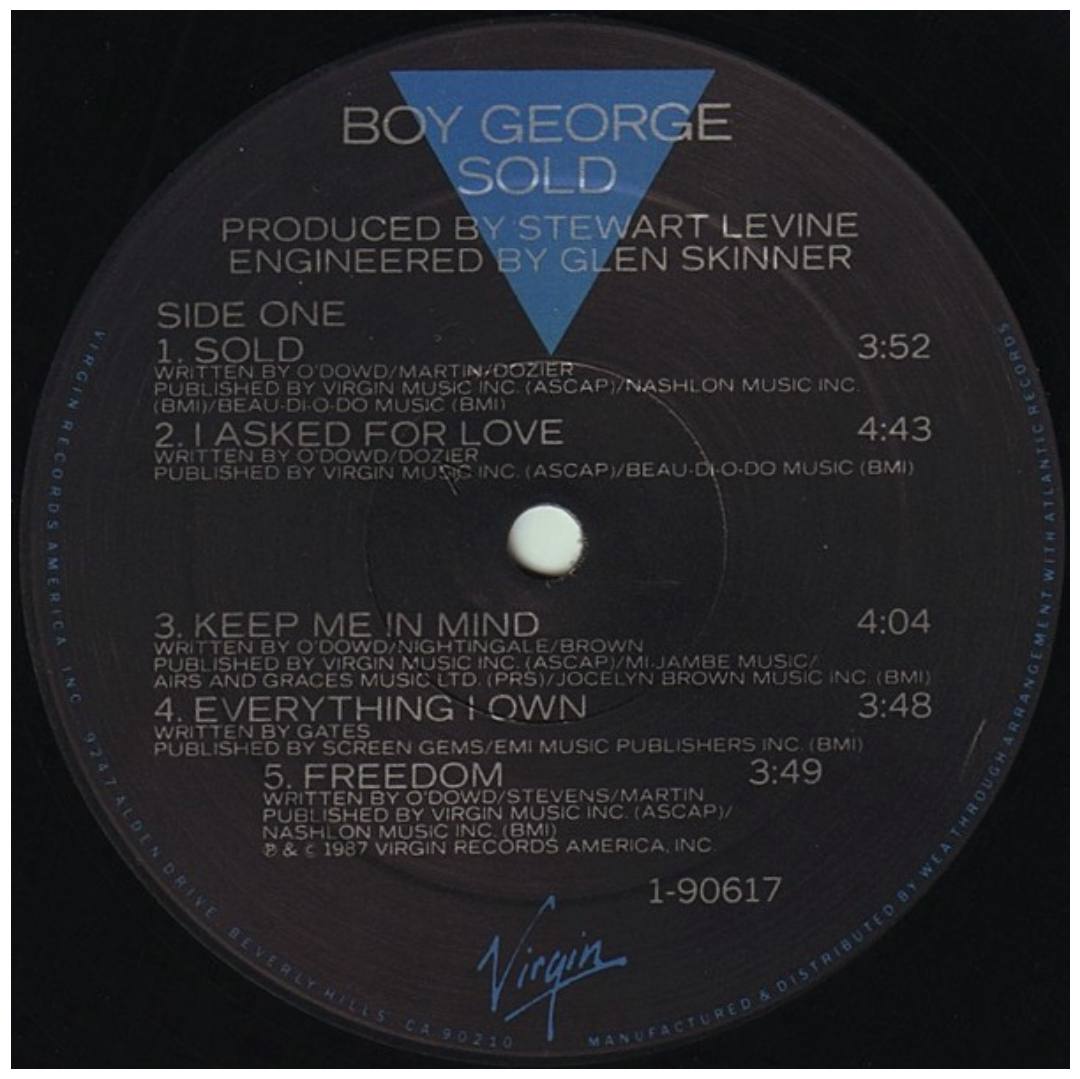 BOY GEORGE - SOLD | VINILO