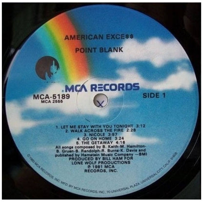 POINT BLANK - AMERICAN EXCESS | VINILO