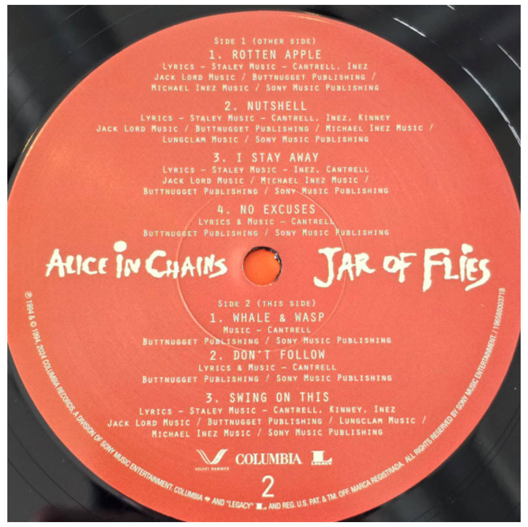 ALICE IN CHAINS - JAR OF FLIES | VINILO