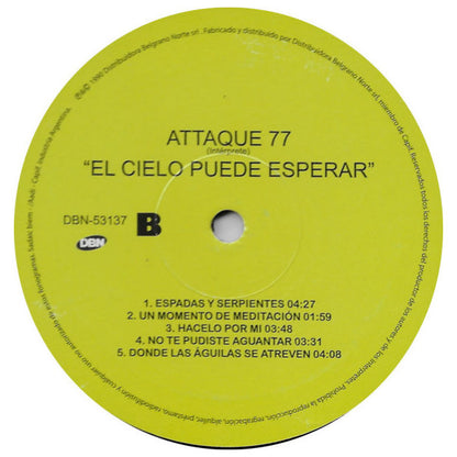 ATTAQUE 77 - EL CIELO PUEDE ESPERAR | VINILO