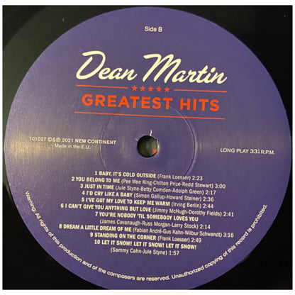 DEAN MARTIN - GREATEST HITS | VINILO