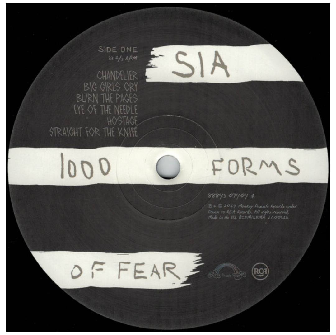 SIA - 1000 FORMS OF FEAR | VINILO