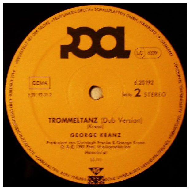 GEORGE KRANZ - TROMMELTANZ | 12" MAXI SINGLE USADO