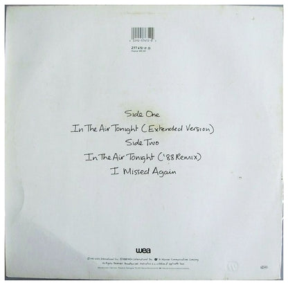 PHIL COLLINS - IN THE AIR TONIGHT | 12" MAXI SINGLE VINILO USADO