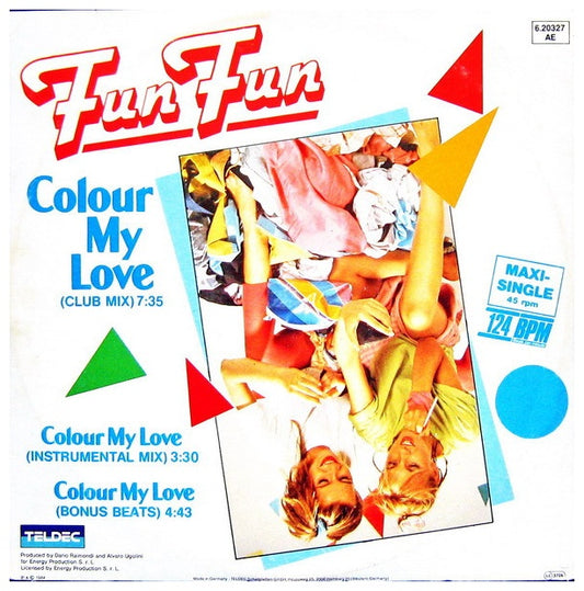 FUN FUN - COLOUR MY LOVE | 12" MAXI SINGLE USADO