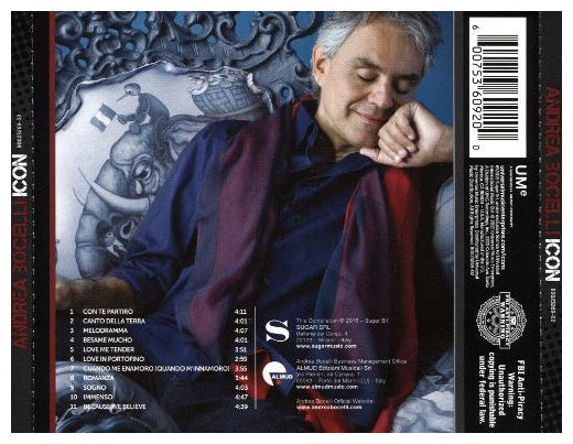 ANDREA BOCELLI  - ICON: GREATEST HITS | CD