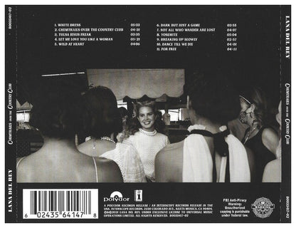 LANA DEL REY - CHEMTRAILS OVER THE COUNTRY CLUB | CD