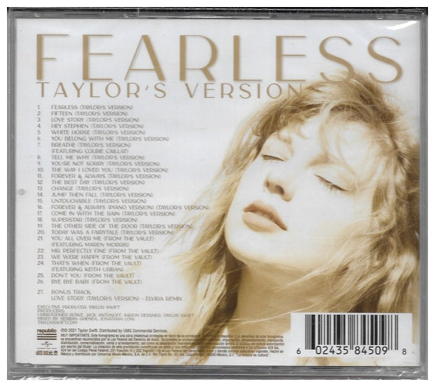 TAYLOR SWIFT - FEARLESS (TAYLOR'S VERSION) (2CD) | CD