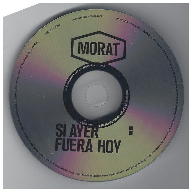 MORAT - SI AYER FUERA HOY (DIGIPACK) | CD