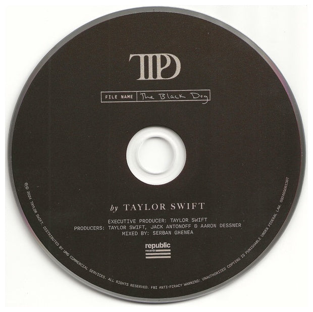 TAYLOR SWIFT - THE TORTURED POETS DEPARTAMENT (BLACK DOG EDITION) | CD