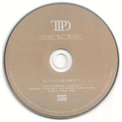 TAYLOR SWIFT - THE TORTURED POETS DEPARTAMENT (THE BOLTER EDITION) | CD