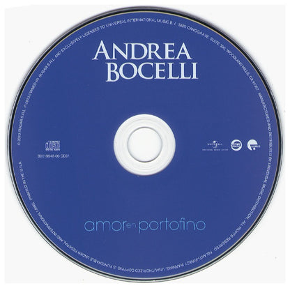 ANDREA BOCELLI  - LOVE IN PORTOFINO (CD+DVD) | CD