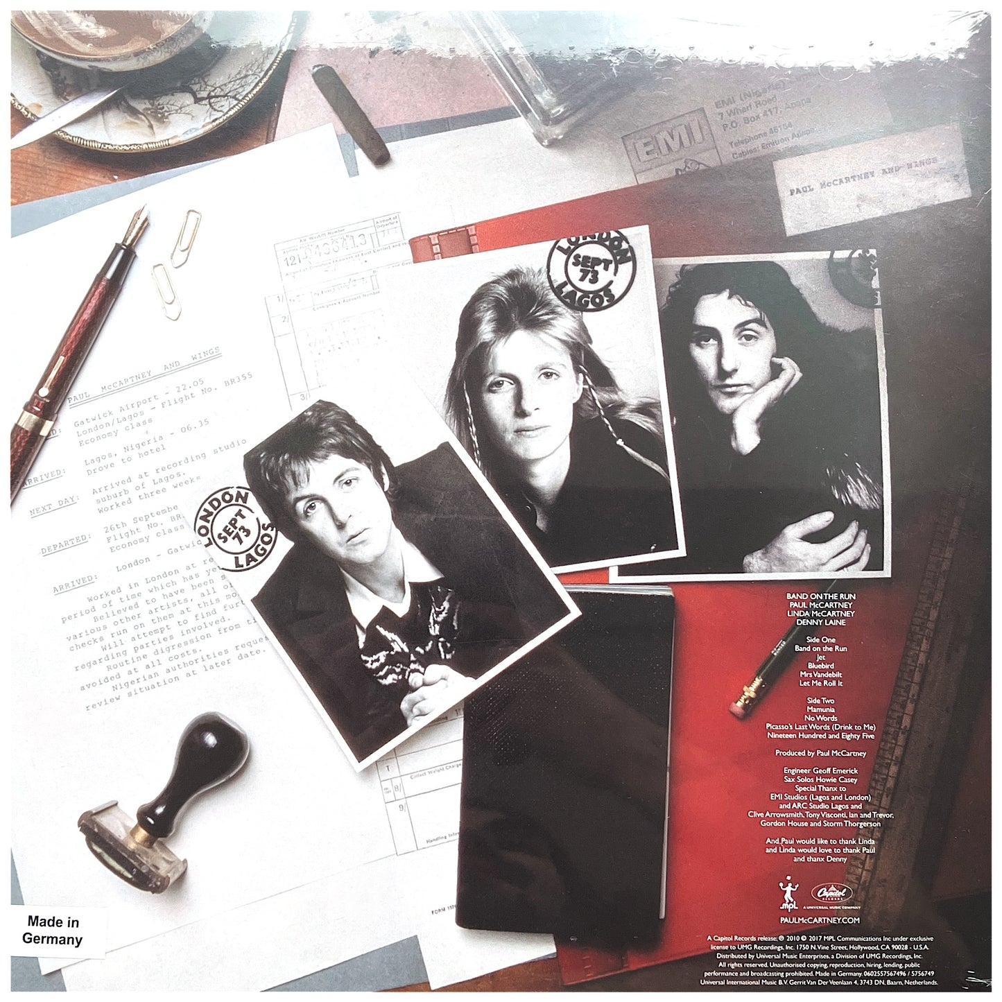 PAUL MCCARTNEY & WINGS - BAND ON THE RUN | VINILO