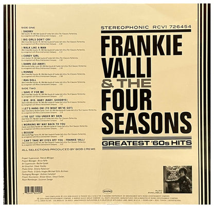 FRANKIE VALLI & THE FOUR SEASONS - GREATEST 60'S HITS (BLUE VINYL) | VINILO