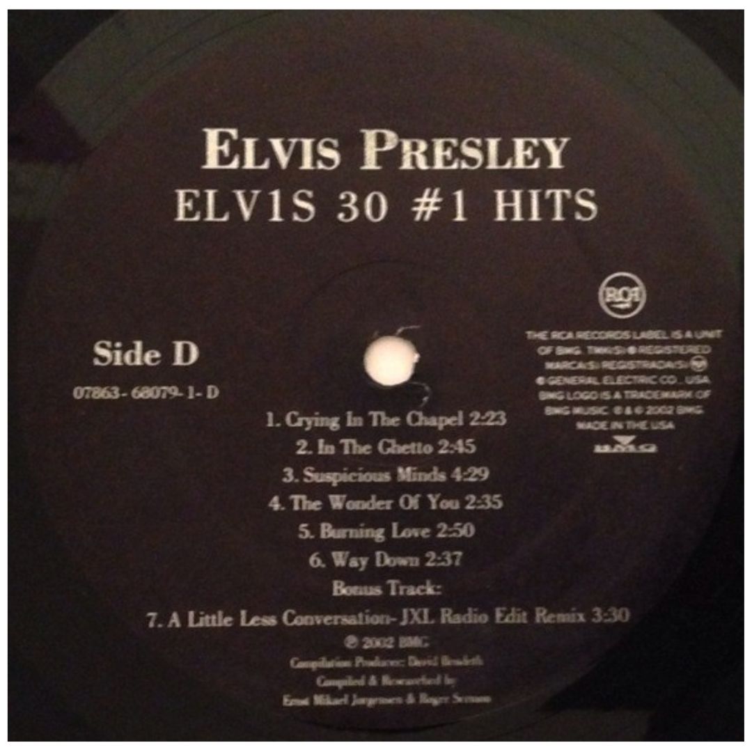 ELVIS PRESLEY - ELVIS 30 #1 HITS (2LP) | VINILO ABIERTO